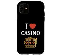 Custodia per iPhone 11 Gambling Win jackpot luck gambler i love casino