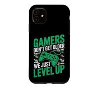 Custodia per iPhone 11 Gamers Don't Get Older We Just Level Up Funny Gamer Retro