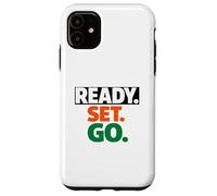 Custodia per iPhone 11 Gara Ready Go Marathon Go Time Get Moving Sprinter 10k 5k