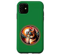 Custodia per iPhone 11 Gatto Al Lago di Como A Bellagio