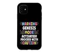 Custodia per iPhone 11 GENESIS Personalized Name Funny Cute Custom GENESIS Name