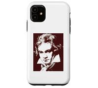 Custodia per iPhone 11 Genio della musica classica di Beethoven