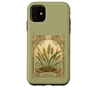Custodia per iPhone 11 germogli di rinnovamento Art Nouveau Sabzeh Illustrazione