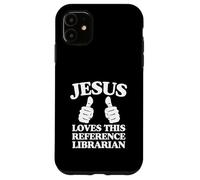 Custodia per iPhone 11 Gesù ama questa chiesa cristiana bibliotecaria di riferimento