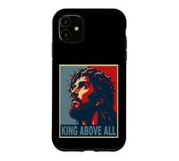 Custodia per iPhone 11 Gesù Cristo Re sopra ogni fede cristiana