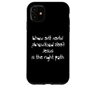 Custodia per iPhone 11 Gesù è la strada giusta Citazione Cattolica Cristiana