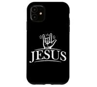 Custodia per iPhone 11 Gesù Ti amo Firma Christian ASL Interprete