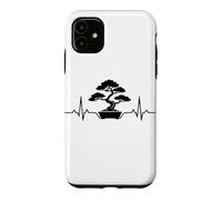 Custodia per iPhone 11 Giapponese Bonsaï arbre plante Cardiogram Bonsaï