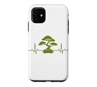 Custodia per iPhone 11 Giapponese Bonsaï arbre plante Cardiogram Bonsaï