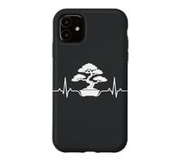 Custodia per iPhone 11 Giapponese Bonsaï arbre plante Cardiogram Bonsaï