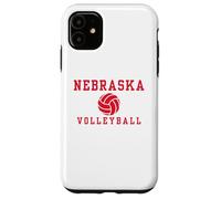 Custodia per iPhone 11 Giocatore della squadra di pallavolo del Nebraska