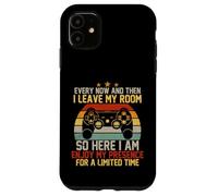 Custodia per iPhone 11 Gioco divertente ogni tanto e poi lascio la mia stanza Gamer Game