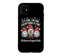 Custodia per iPhone 11 Gnomo aiutante per il comportamento, tutto è bello Natale