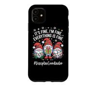Custodia per iPhone 11 Gnomo coordinatore della disciplina Everything Is Fine Christmas