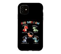 Custodia per iPhone 11 God Says I Am Dinosaur Bible Verses