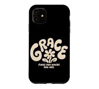 Custodia per iPhone 11 Grace ti trova dove sei cristiano religioso