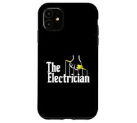 Custodia per iPhone 11 Grafica divertente The Electrician Master Sparky Lightning Bolt