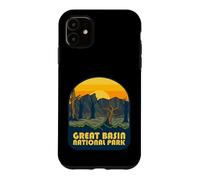 Custodia per iPhone 11 Grande bacino parco nazionale Nevada Vintage Tramonto