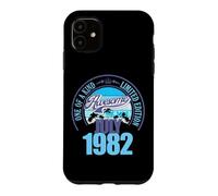 Custodia per iPhone 11 Grande da luglio 1982 44° compleanno frase 44 anni