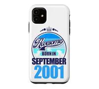 Custodia per iPhone 11 Grande da settembre 2001 25° compleanno frase 25 anni