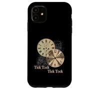 Custodia per iPhone 11 Grandfather Alarm Clock Time Tick Tock Clock T-Shirt