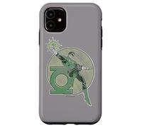 Custodia per iPhone 11 Green Lantern Retro Lantern Iron-On