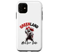 Custodia per iPhone 11 Greenland Flag Bear Support Greenland Is Not For Sale
