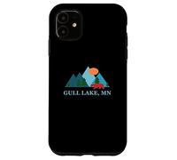 Custodia per iPhone 11 Gull Lake, Brainard, Minnesota Vacation Souvenir Design