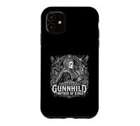 Custodia per iPhone 11 Gunnhild Madre dei Re strega Rune vichinghe