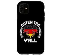 Custodia per iPhone 11 Guten Tag Y'all Biergarten Germany Flag German Beer Festival