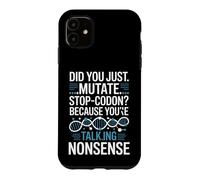 Custodia per iPhone 11 Hai appena mutato Stop Codon Divertente Biologia Dicendo