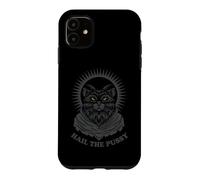 Custodia per iPhone 11 "Hail the Pussy" Goth Satan Clothing Gothic Hail Satan
