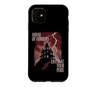 Custodia per iPhone 11 Halloween Haunted House Of Horrors Entra a tuo rischio e pericolo