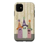 Custodia per iPhone 11 Halloween Tre Fantasmi Divertimento