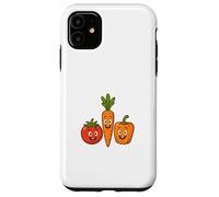 Custodia per iPhone 11 Happy Garden Harvest Trio