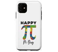 Custodia per iPhone 11 Happy Pi Day Pi Simbolo Pi Mattoni Pi Block Master Builder Kid