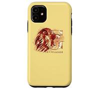 Custodia per iPhone 11 Harry Potter Gryffindor Watercolor