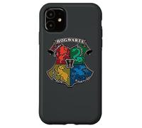 Custodia per iPhone 11 Harry Potter Hand Drawn Hogwarts Crest