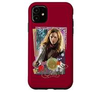 Custodia per iPhone 11 Harry Potter Hermione Colorful Paper Collage