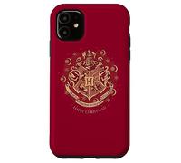 Custodia per iPhone 11 Harry Potter Hogwarts Happy Christmas
