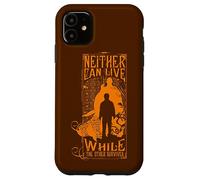 Custodia per iPhone 11 Harry Potter Neither Can Live While The Other Survives