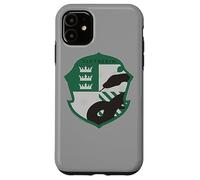 Custodia per iPhone 11 Harry Potter Slytherin Four Square Shield Crest