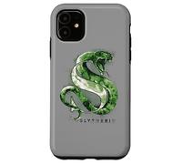 Custodia per iPhone 11 Harry Potter Slytherin Watercolor