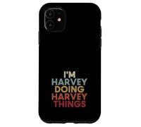 Custodia per iPhone 11 Harvey Name Harvey Personalized Name First Given