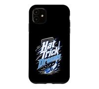 Custodia per iPhone 11 Hat Trick Dreams Giocatore Hockey Puck Bastoni