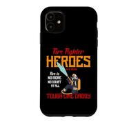 Custodia per iPhone 11 Heroes Are Born Tough Like Daddy Proud Firefighters For Dad