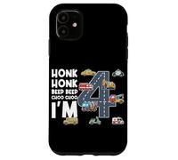 Custodia per iPhone 11 Honk Honk Beep Beep Choo Choo Compio 4 anni