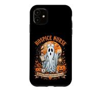 Custodia per iPhone 11 Hospice Infermiera Fantasma Halloween Zucca Cura Design