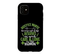 Custodia per iPhone 11 Hospice Nurse perché la vita merita cura e amore