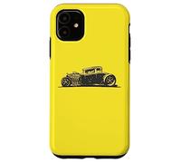 Custodia per iPhone 11 Hot Rod Rust Racer Vintage Graphic Old Muscle Car